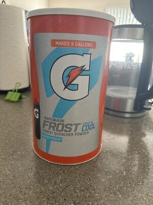 Gatorade Frost Thirst Quencher Powder Glacier Freeze 76.5 Ounce Can