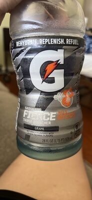 Gatorade Fierce Thirst Quencher Grape 28 Fluid Ounce Plastic Bottle