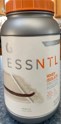 Vanilla Whey Isolate Protein Powder, Vanilla