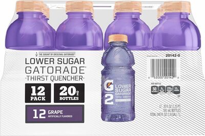 Grape Flavored Lower Sugar Thirst Quencher, Grape