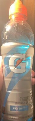Gatorade Cool Blue Thirst Quencher 24 Fluid Ounce Plastic Bottle
