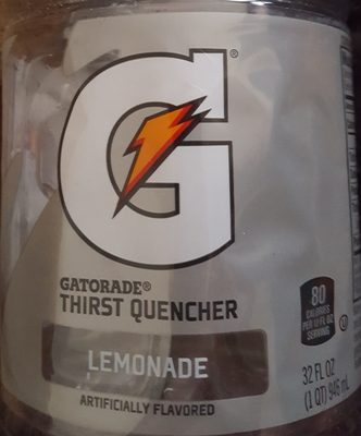 Gatorade Thirst Quencher Lemonade 32 Fluid Ounce Plastic Bottle