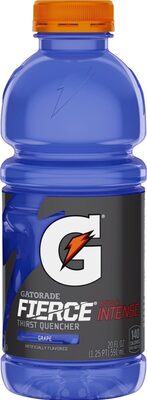 Gatorade Thirst Quencher Fierce Grape 20 Fluid Ounce Plastic Bottle