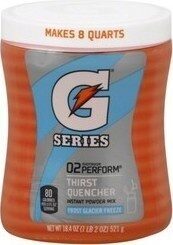 Gatorade Instant Powder Mix Frost Glacier Freeze 18.3 OZ