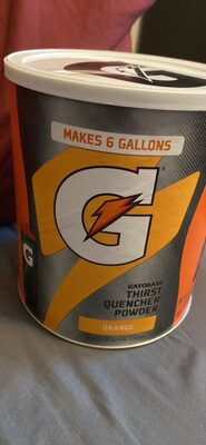Gatorade 02 Perform Thirst Quencher Orange 50.9 Ounce Instant Powder Mix Tin