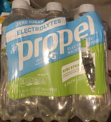 Propel Zero Calories Kiwi Strawberry Flavored Water Beverage (6-16.9 Fl Oz) 101.4 Fluid Ounce 6 Pack Plastic Bottles