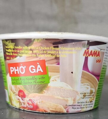 Instant Pho Ga Rice Noodles With Artificial Chicken Flavour, Chicken
