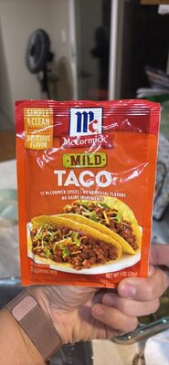 Mild Taco Seasoning Mix, Mild Taco