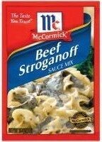 Beef Stroganoff Sauce Mix, Beef Stroganoff