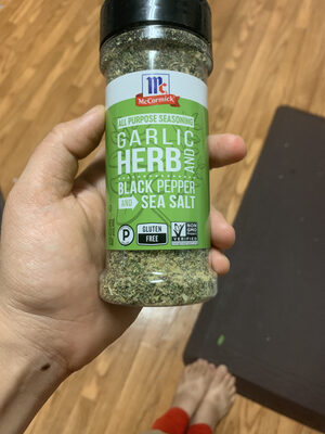 Garlic, Herbe And Black Pepper And Sea Salt All Purpose Seasoning, Garlic Herb And Black Pepper And Sea Salt