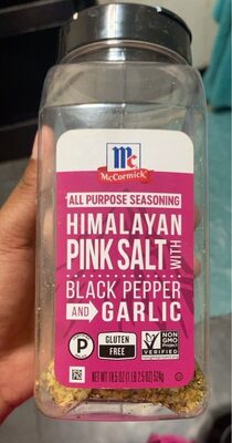 Himalayan Pink Salt With Black Pepper And Garlic All Purpose Seasoning, Himalayan Pink Salt With Black Pepper And Garlic