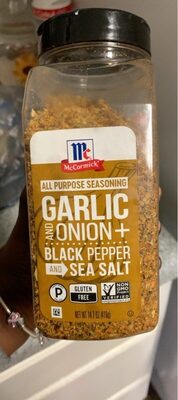 Garlic And Onion + Black Pepper And Sea Salt All Purpose Seasoning, Garlic And Onion + Black Pepper And Sea Salt