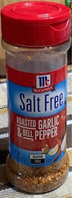 Roasted Garlic & Bell Pepper Salt Free Seasoning, Roasted Garlic & Bell Pepper