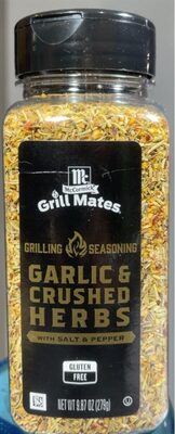 Garlic & Crushed Herbs With Salt & Pepper Grilling Seasoning, Garlic & Crushed Herbs With Salt & Pepper
