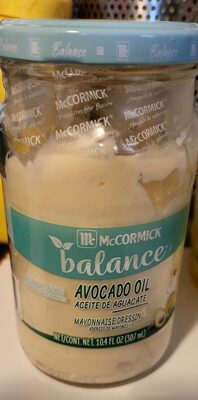 Avocado Oil Flavored Mayonnaise Dressing, Avocado Oil