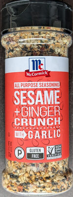 Sesame + Ginger Crunch With Garlic, Sesame Ginger