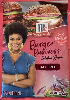 Burger Business Salt Free Seasoning Mix, Burger Business