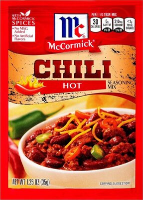 Hot Chili Seasoning Mix, Hot Chili