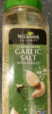 Garlic Coarse Grind Salt With Parsley, Garlic With Parsley