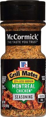 25% Less Sodium Montreal Chicken Seasoning, 25% Less Sodium Montreal Chicken