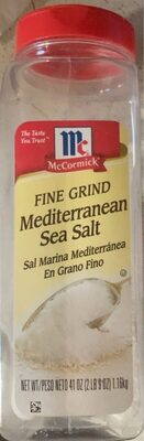 Mediterranean Fine Grind Sea Salt, Mediterranean