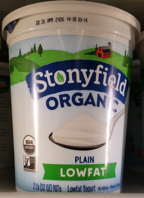 Plain Organic Lowfat Yogurt, Plain