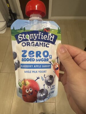 Blueberry Apple Carrot Organic Whole Milk, Blueberry Apple Carrot