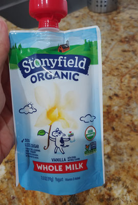 Organic Vanilla Whole Milk Yogurt, Vanilla