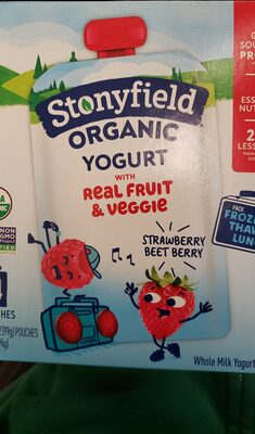 Strawberry Beet Berry Organic Whole Milk Yogurt, Strawberry Beet Berry