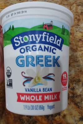 Greek Vanilla Bean Whole Milk Yogurt