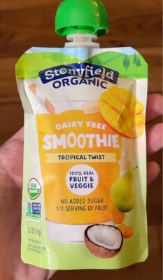Tropical Twist Organic Smoothie, Tropical Twist