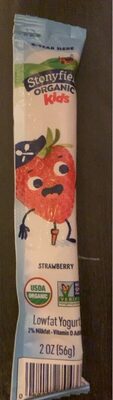 Strawberry Organic Kids Lowfat Yogurt, Strawberry