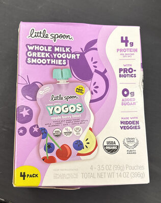 Very Berry Organic Kids Smoothies, Very Berry