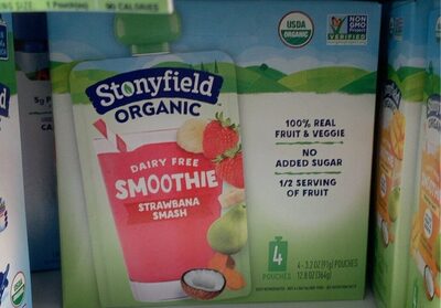 Strawbana Smash Dairy Free Smoothie, Strawbana Smash