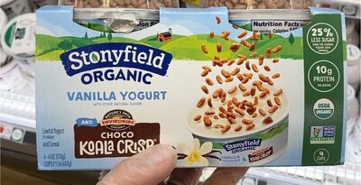 Toppers - Vanilla Lowfat Koala Crisps Cereal Yogurt , Vanilla