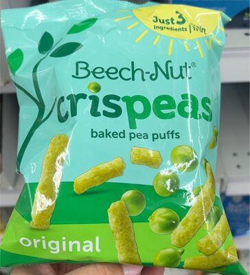 Original Crispeas Baked Pea Puffs, Original