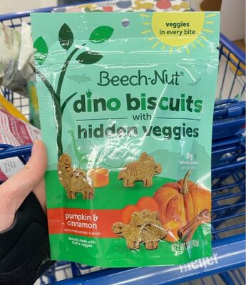 Pumpkin & Cinnamon With Hidden Veggies Dino Biscuits, Pumpkin; Cinnamon