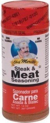 Chef Merito, Steak And Meat Seasoning