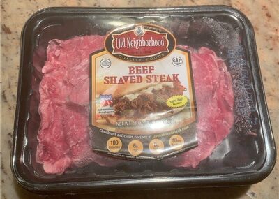 Old Neighborhood Beef Shaved Steak, 16 Oz