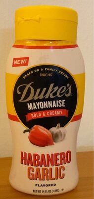 Habanero Garlic Flavored Bold & Creamy Mayonnaise, Habanero Garlic
