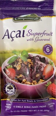 Acai Superfruit With Guarana, Acai