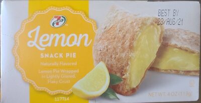Lemon Flavored Snack Pie Wrapped In Lightly Glazed, Flaky Crust, Lemon