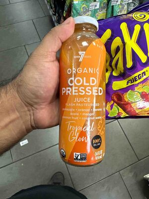 Organic Cold Pressed Juice, Tropical Glow