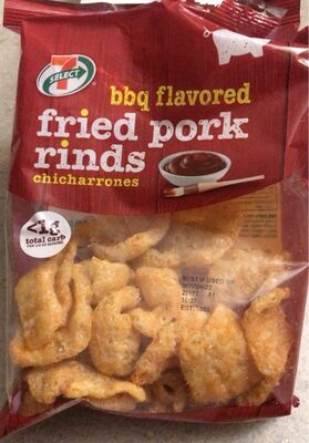 BBQ Flavored Fried Pork Rinds Chicharrones, BBQ