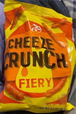 Fiery Cheeze Crunch Cheese Flavored Snacks, Fiery