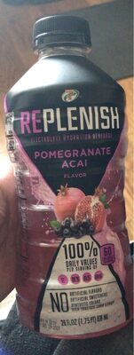 Pomegranate Acai Flavor Replenish Electrolyte Hydration Beverage, Pomegranate Acai