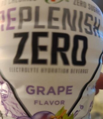 Grape,Electrolyte Hydration Beverage Replenish Zero, Grape