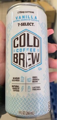 Vanilla Cold Brew Coffee, Vanilla