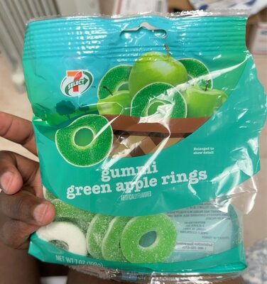 Green Apple Gummi Rings, Green Apple