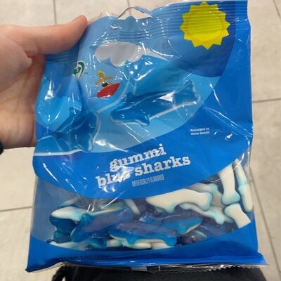 Blue Gummi Sharks, Blue